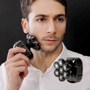 스위스밀리터리 7날밀착 전기면도기 6in1/ 건식 습식 생활방수 휴대용 코털정리 USB충전 피지 모공청소