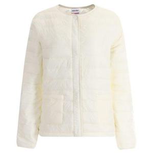 [샵앤]여성 데일리 라운드 세미크롭 간절기 겨울 방한 보온 오리털 패딩 점퍼 SH-WJP-709-아이보리