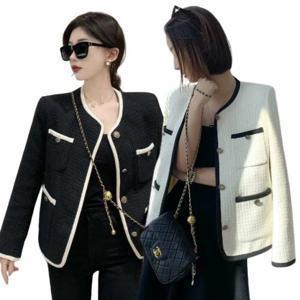 ★코트안예쁘게★[몽벨리즈]엘리샤배색트위드자켓 mde2301832