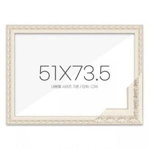 [BZJI639M_4B]퍼즐액자 51x73.5 고급형 매트화이트