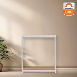 스피드랙 다용도 수납선반 900x300x600 2단 무볼트 철제앵글선반