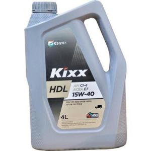 ksr GS칼텍스 엔진오일(디젤)KixxHDL CI-4/E7 15W-40_4/4L
