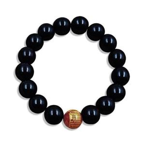 [라일리쥬얼리] Rly 흑요석명상팔찌 반야심경 반야심경불교팔찌 불교팔찌