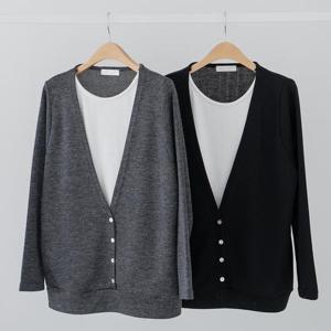 [리센]베럴브이가디건티셔츠-QLTE2601046-