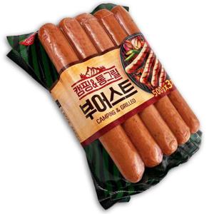 [코스트코] 동원 캠핑 통그릴 부어스트 소시지 1.5kg(500g x 3개) q 바베큐 소세지