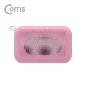 [HYIJUDKL_4B]스피커 휴대용 페브릭 블루투스 스피커(핑크)