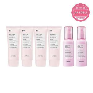 아트델리 멜라컷 톤업 선크림 50ml x4 + 선워터 100ml x2