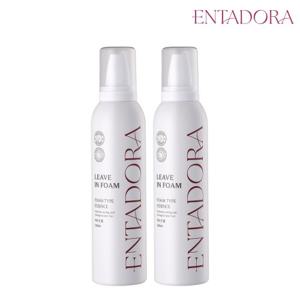[엔타도라] 미용실 손상모 열보호 헤어에센스 수분에센스 리브인폼 200ml 2개