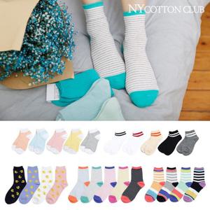 NY 여성 양말 스니커즈 단목 중목 20족