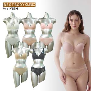 [비비안] BBC 리얼스킨 보정 노와이어 브라팬티 여성속옷세트 10종