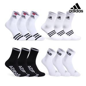[아디다스/6족세트] 남성 여성 스포츠 양말 중목/크루삭스 16종 균일가 모음