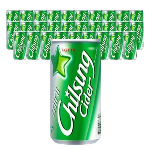 롯데 칠성사이다 190ml 60캔(30캔x2상자)