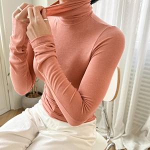 설세라 / 7컬러 얇은폴라티 모달 시스루목폴라 이너목티