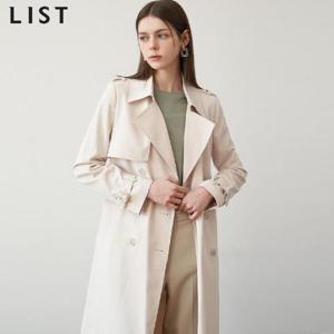 [리스트(LIST)] 탑클래스 클래식 더블 트렌치코트 (택가격: 398000원)