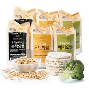 [오가닉스토리]고소한 현미뻥튀기 유기농 라이스와플 총 6종