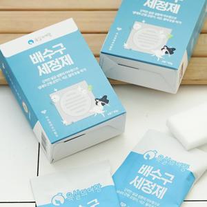 욕실의여왕 배수구 클리너 4매입 싱크대 배수관 청소