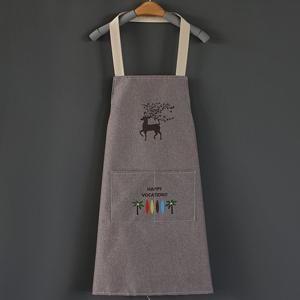 주방앞치마 카페 주방 미용실 공방 바리스타 예쁜 앞치마 브라운 주방필수템