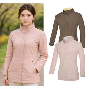 [콜핑]콜핑 여성 봄 부드러운 터치감 등산 경량 중기장 바람막이 자켓 KSC625RJ0W
