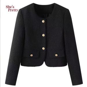 [쉬즈프리티] 뭉크트위드숏자켓_여성자켓