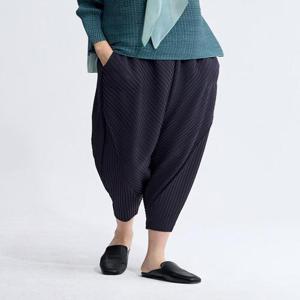 [플리츠미][최초가 138000원] 울 피치 배기 9부 팬츠_EPPTF325007