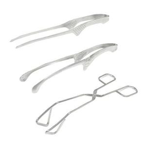 1+1+1 스텐 고기불판 집게 주방 핀셋집개 캠핑 요리집계 3p 세트