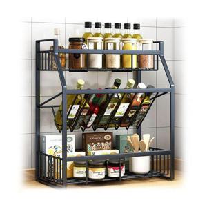 주방 틈새수납 싱크대 선반 와인렉 양념통 정리대 WA5B59E