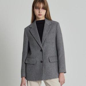 [르오트(LeOT)] 테일러드카라 클래식 울블렌디드 투버튼 울재킷-사이즈55~88까지