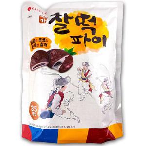 [코스트코] 롯데 명가 찰떡파이 1225g(35g x 35개) 간식 초콜릿 과자