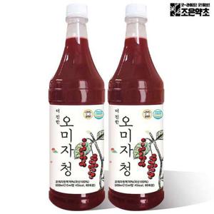 [조은약초] 더 진한 오미자청 엑기스 900ml x 2통구성 (총 1800ml)