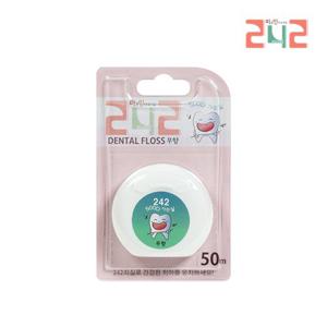 242 치실 50mX5개입 무향 민트향 초미세실