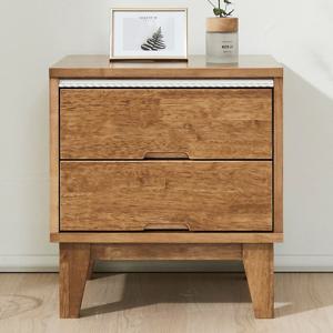 (착불) 로코 고무나무 원목 협탁 사이드테이블