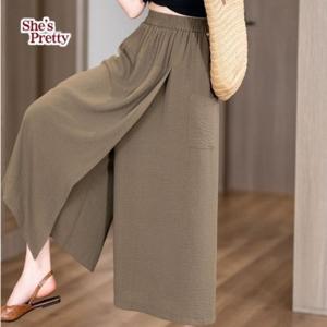 ★타임특가★ 치르스커트형밴딩팬츠