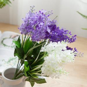 [3+1] 라벤더 조화 볼륨 부쉬 35cm 3컬러 인테리어 꽃 장식 소품 촬영 꾸미기