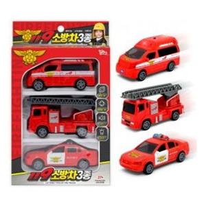 장난감 소방차 3종 구급차 멜로디 자동차 남아 선물 (W7B1869)