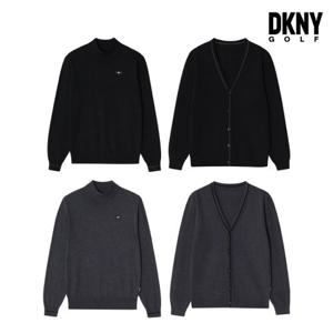[DKNY GOLF] 23FW DKNY 밀라노립 가디건+니트세트 남성 2컬러 택1