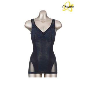 [오모떼]프리미엄 수피마 면100수 메쉬 바디쉐이퍼 1종/네이비