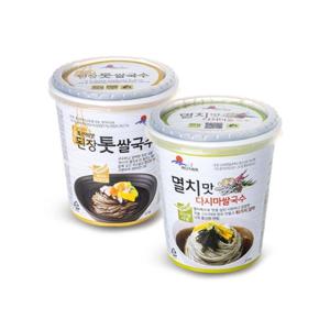 [완도바다가득] 2종 쌀국수컵면 (다시마멸치/톳된장맛 각 5개)