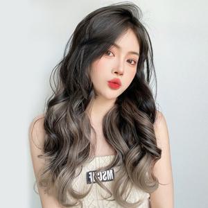 [루즈루나] 웬디 옴브레 부분가발 반가발 긴머리 웨이브 패션위그