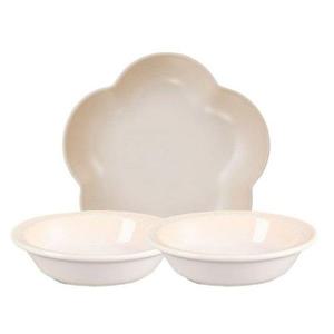 갤러리아_[르크루제] 북유럽 플라워디쉬20 1P + 찬기(중)2P 세트