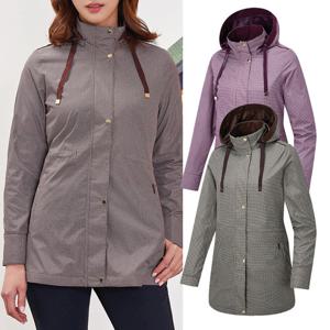 콜핑 여성 가을 하운드투스 체크 자켓 미노(여) KQJ6711W