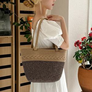 프롬헤븐 스요네 숄더 라탄 백 니트 가방