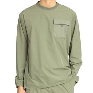 [아재나라]BFTA3517 봄 여름 남성 아노락 스판 라운드티셔츠 바람막이