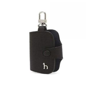 갤러리아_[헤지스ACC] HJHO5F035BK 5/7버튼 호환 블랙 단색 소가죽 키홀더