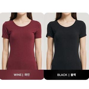 TRY 히트업 모달 여성3부 크루넥 반팔상의 내의(택1) WFL9D9J