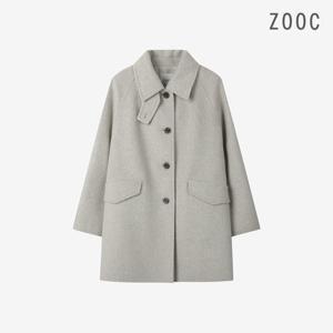 ZOOC 버튼 카라 하프 코트 LE_Z254MSG218