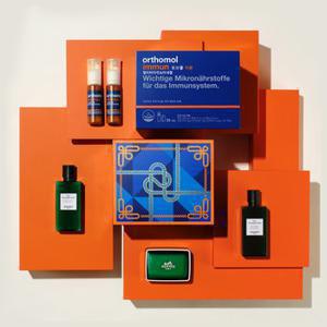 오쏘몰 이뮨 30개입 + 에르메스 어메니티 바디&솝 세트