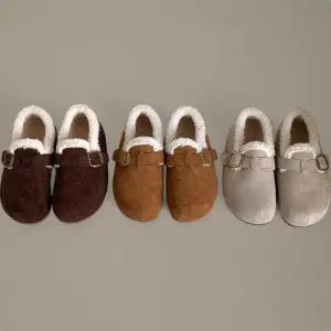 [신상오픈런]여성 겨울 방한 뽀글이 부츠 둥글고 따뜻한 가죽 털 신발 (44092248)