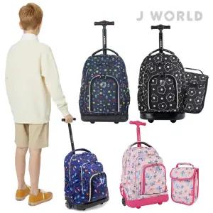 [제이월드뉴욕] 롤리팝 롤링백팩 미니캐리어 기내용 학원가방