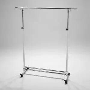 이동식 1102행거 이중철재다리행거/행거/자취방/매장/업소/공간활용/바퀴/사무실/스탠드/옷걸이/인테리어