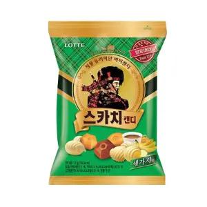 롯데 스카치 캔디 세가지맛 157g x 20개/학교/티타임/커피/사탕/업소용/대용량/금연/버터/간식/디저트/서비